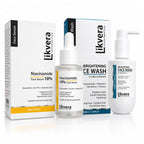 Niacinamide Face Serum 10% + Brightening Face Wash Combo for Men & Women