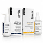 Anti Dandruff Shampoo & Niacinamide 10% Face Serum Combo for Men & Women