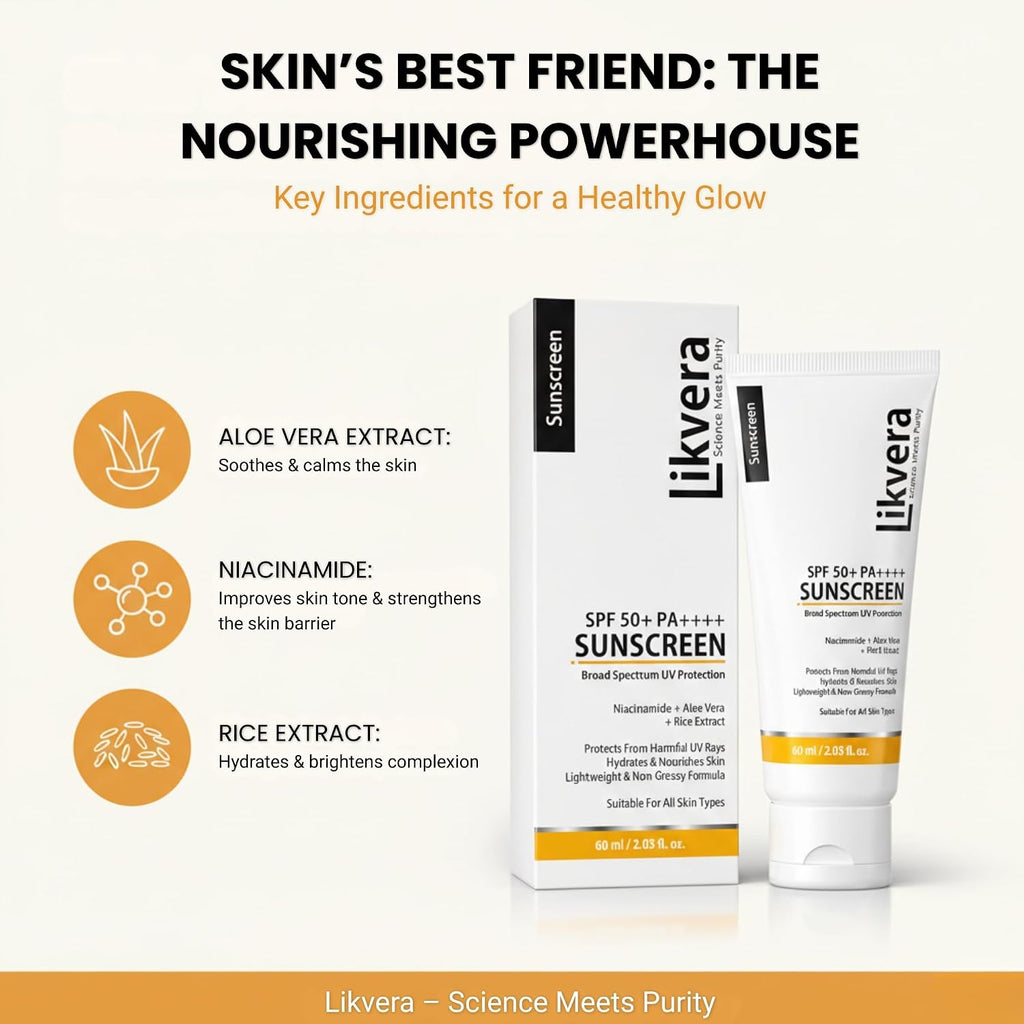 Brightening Face Wash + SPF 50+ PA++++ Sunscreen Combo for Men & Women