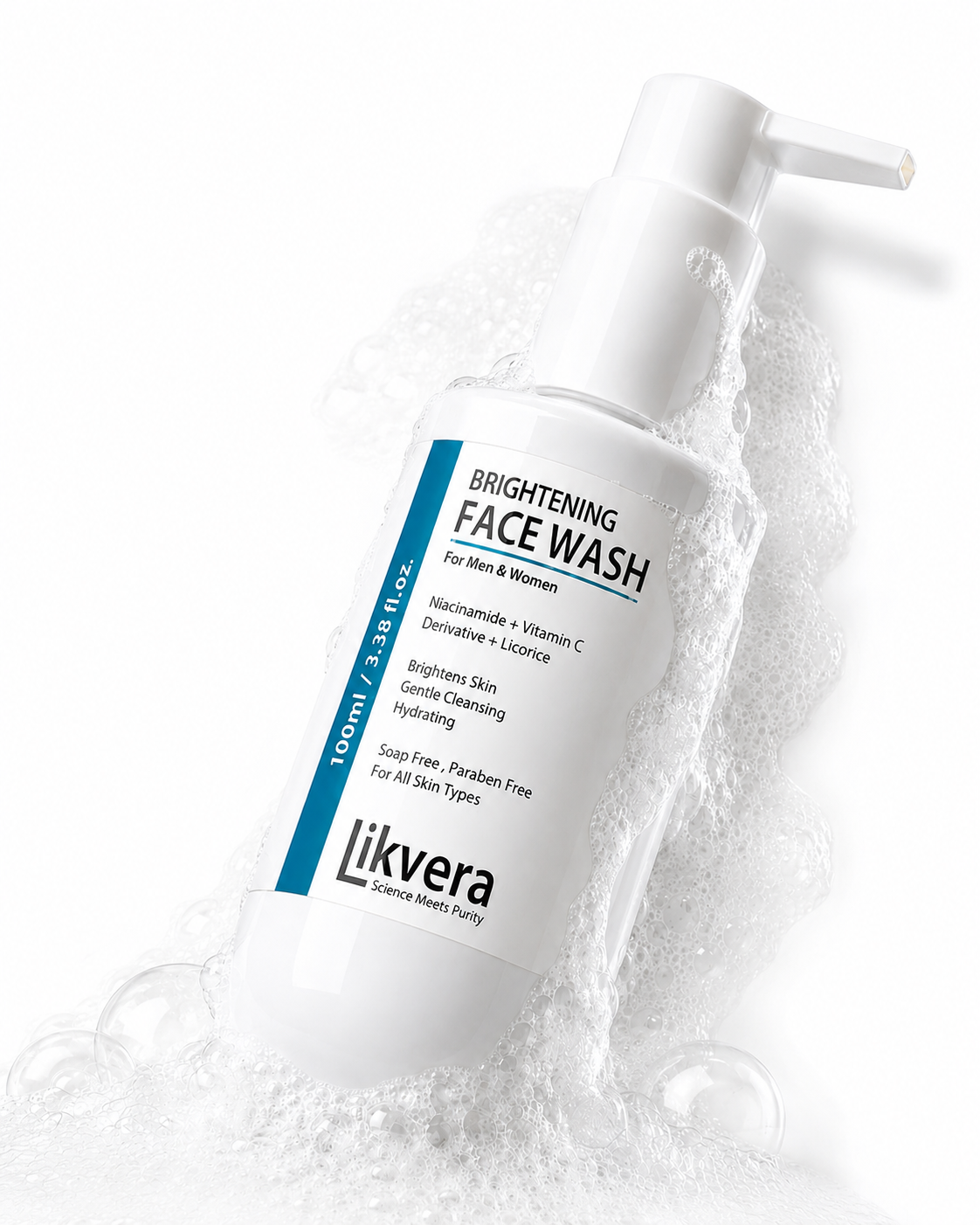 Face Wash for Brightening & Glow skin | Niacinamide, Vitamin C & Licorice Extract