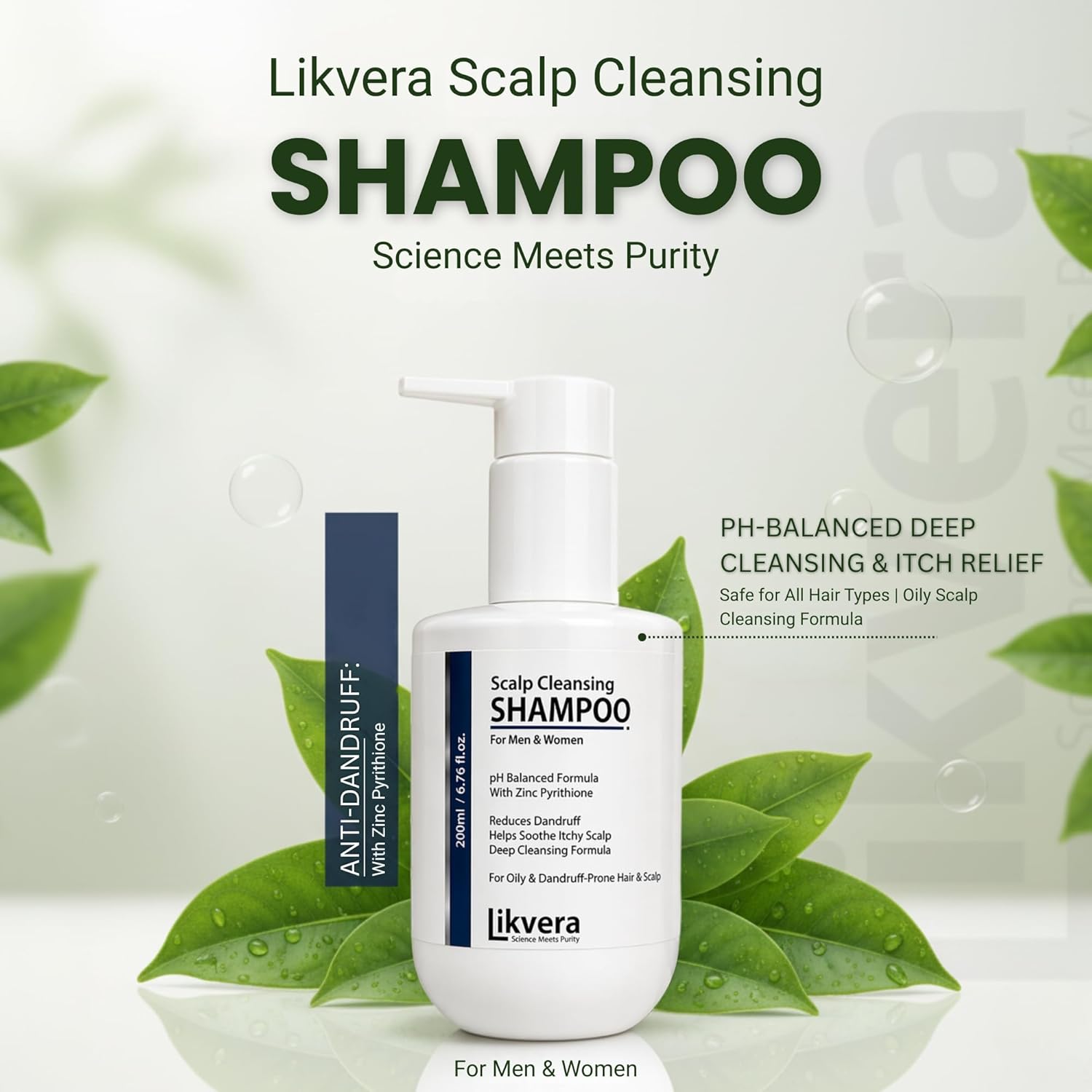 Scalp Cleansing Shampoo for Men & Women