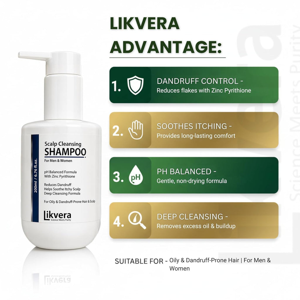 Scalp Cleansing Shampoo for Men & Women