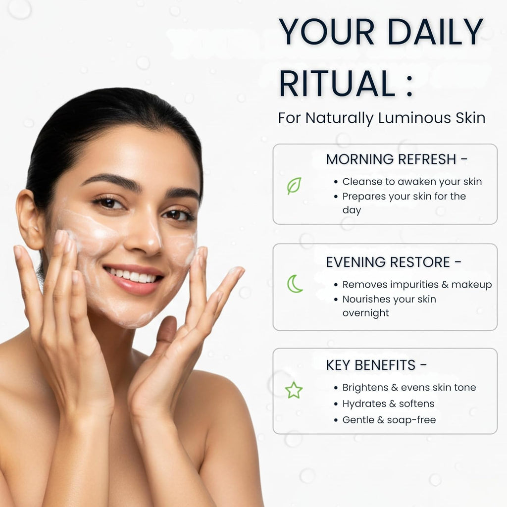 Face Wash for Brightening & Glow skin | Niacinamide, Vitamin C & Licorice Extract