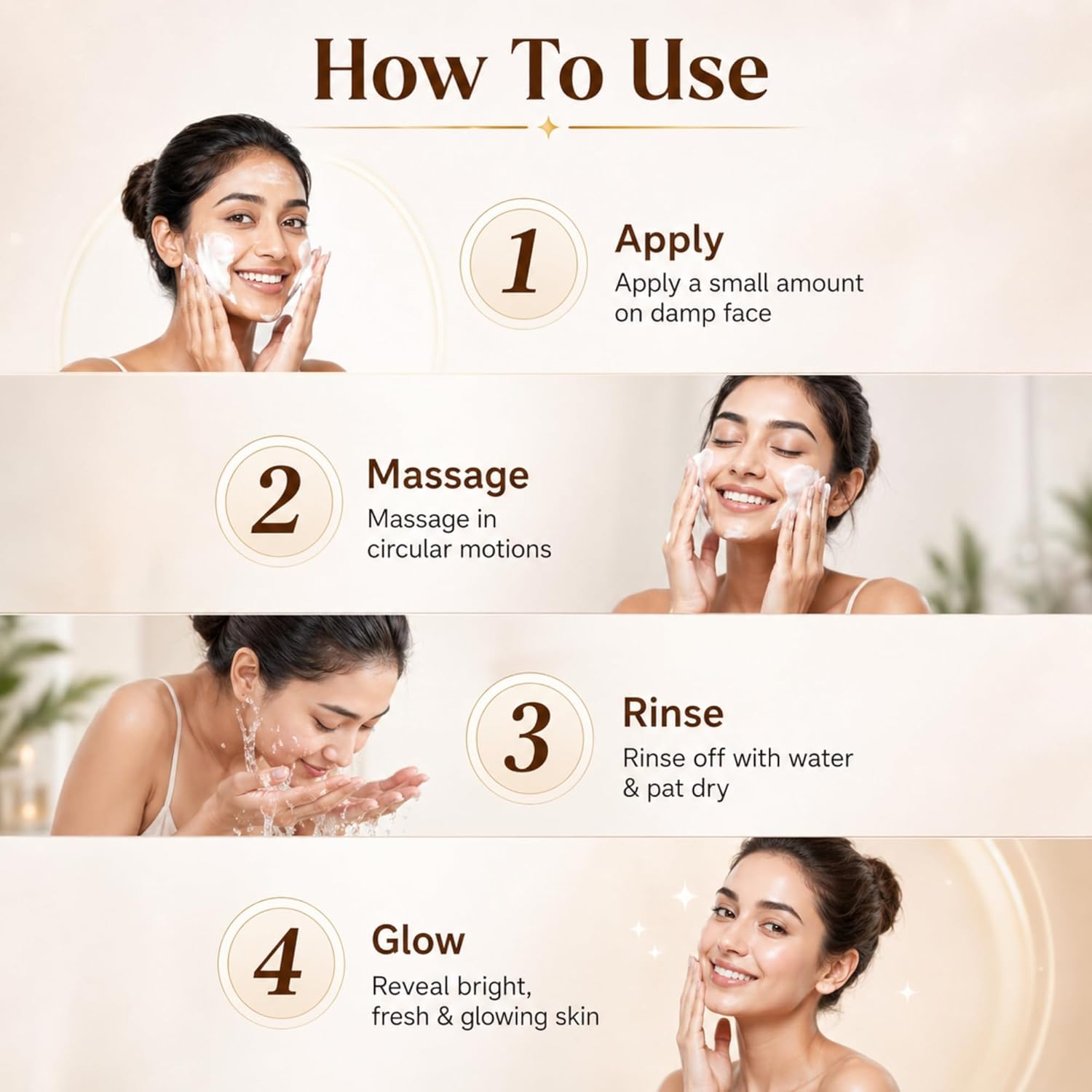 Face Wash for Brightening & Glow skin | Niacinamide, Vitamin C & Licorice Extract